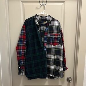 Multicolor Plaid Men's Shirt